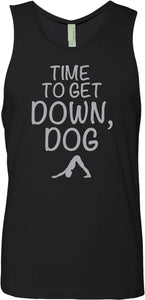 It's Time to Get Down, Dog Premium Yoga Tank Top - Yoga Clothing for You