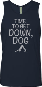 It's Time to Get Down, Dog Premium Yoga Tank Top - Yoga Clothing for You