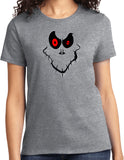 Ladies Halloween T-shirt Ghost Face Tee - Yoga Clothing for You