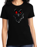 Ladies Halloween T-shirt Ghost Face Tee - Yoga Clothing for You