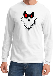 Halloween T-shirt Ghost Face Long Sleeve - Yoga Clothing for You