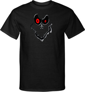 Halloween T-shirt Ghost Face Tall Tee - Yoga Clothing for You