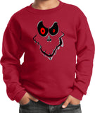 Kids Halloween Sweatshirt Ghost Face - Yoga Clothing for You