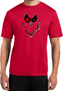 Halloween T-shirt Ghost Face Moisture Wicking Tee - Yoga Clothing for You