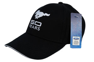 Ford Mustang Hat 50th Anniversary Embroidered Cap - Yoga Clothing for You