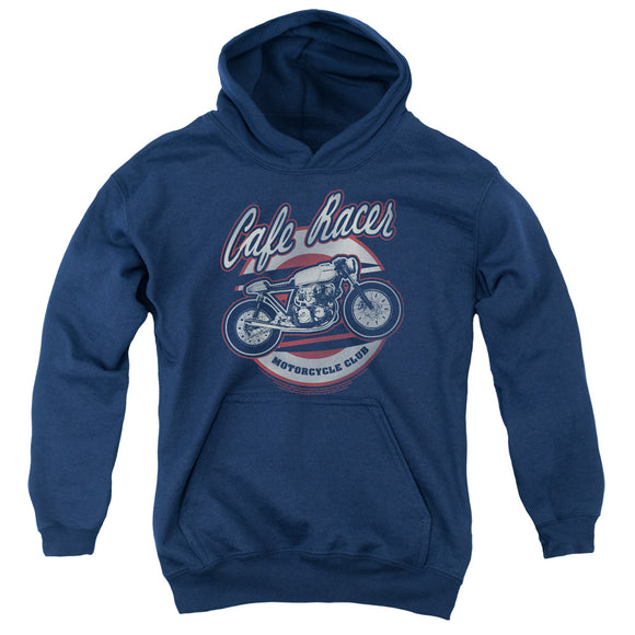 Honda Kids Hoodie Cafe Racer Motorcycle Club Navy Hoody - Yoga Clothing for You