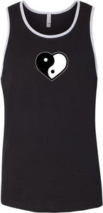 Yin Yang Heart Premium Yoga Tank Top - Yoga Clothing for You