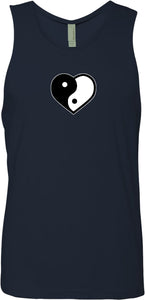 Yin Yang Heart Premium Yoga Tank Top - Yoga Clothing for You