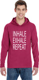 Inhale Exhale Repeat Pigment Hoodie Yoga Tee Shirt - Yoga Clothing for You