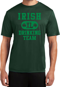 St Patricks Day T-shirt Irish Drinking Team Moisture Wicking Tee - Yoga Clothing for You