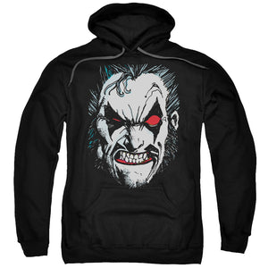 Lobo Hoodie Face Black Hoody - Yoga Clothing for You