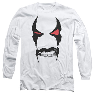 Lobo Long Sleeve T-Shirt Close Up White Tee - Yoga Clothing for You