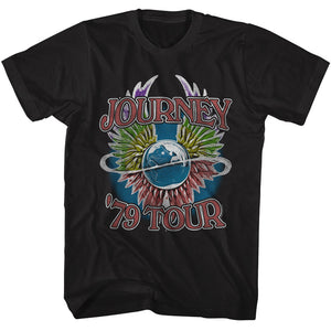 Journey 1979 Tour Black T-shirt