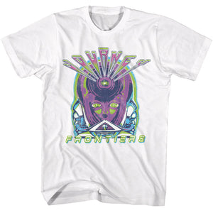 Journey Neon Frontiers Album White T-shirt