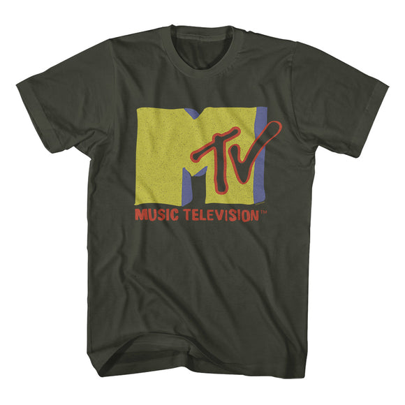 MTV Retro Logo Smoke T-shirt - Yoga Clothing for You