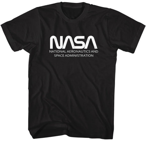 NASA Basic Logo Black T-shirt