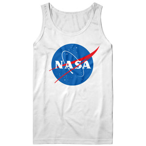 NASA Meatball Logo White Tank Top