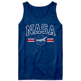 NASA Stripe Logo Royal Tank Top