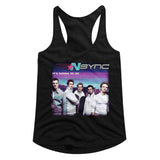 Nsync Ladies Racerback Tanktop Gonna Be Me Group Tank