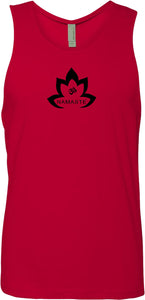 Black Namaste Lotus Premium Yoga Tank Top - Yoga Clothing for You