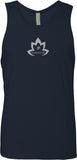 Grey Namaste Lotus Premium Yoga Tank Top - Yoga Clothing for You