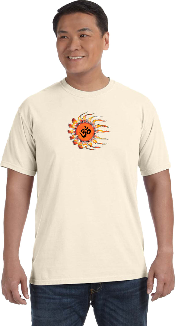 OHM Sun Pigment Dye Yoga Tee Shirt - Yoga Clothing for You