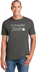 St Patricks Day One Lucky Dude Shirt - Yoga Clothing for You