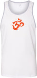 Orange Brushstroke AUM Premium Yoga Tank Top - Yoga Clothing for You