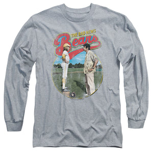 The Bad News Bears Long Sleeve T-Shirt Movie Cover Photo Heather Tee - Yoga Clothing for You