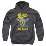 The Bad News Bears Kids Hoodie Always Bad Skull Charcoal Hoody - Yoga Clothing for You