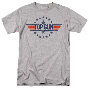 Top Gun T-Shirt Stars Logo Heather Tee - Yoga Clothing for You