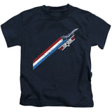 Top Gun Boys T-Shirt Red White Blue Stripes Navy Tee - Yoga Clothing for You