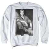 Top Gun Sweatshirt Iceman Portrait White Pullover - Yoga Clothing for You