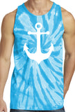 Mens Anchor Tie Dye Tank Top - Yoga Clothing for You