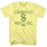 Creed Shamrock Meats Inc Yellow Heather T-shirt