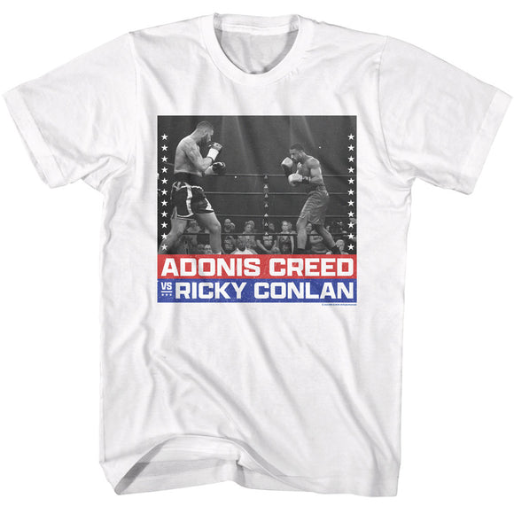 Rocky Creed vs Conlan Boxing White T-shirt