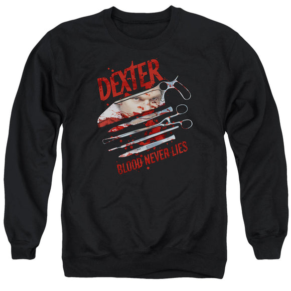 Dexter Sweatshirt Blood Never Lies Black Pullover - Yoga Clothing for You