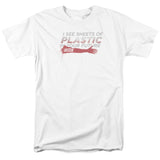 Dexter T-Shirt Sheets of Plastic White Tee - Yoga Clothing for You