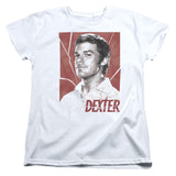 Dexter Womens T-Shirt Poster White Tee - Yoga Clothing for You