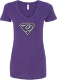 Super OM Ideal V-neck Yoga Tee Shirt - Yoga Clothing for You