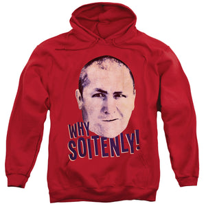 Three Stooges Hoodie Curly Why Soitenly Red Hoody - Yoga Clothing for You