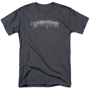 Three Stooges T-Shirt Metallic Logo Charcoal Tee - Yoga Clothing for You