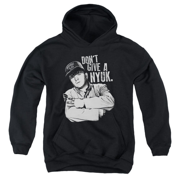 Three Stooges Kids Hoodie Don't Give a NYUK Black Hoody - Yoga Clothing for You