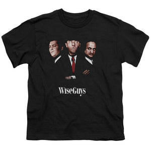 Three Stooges Kids T-Shirt Wise Guys Portrait Black Tee - Yoga Clothing for You