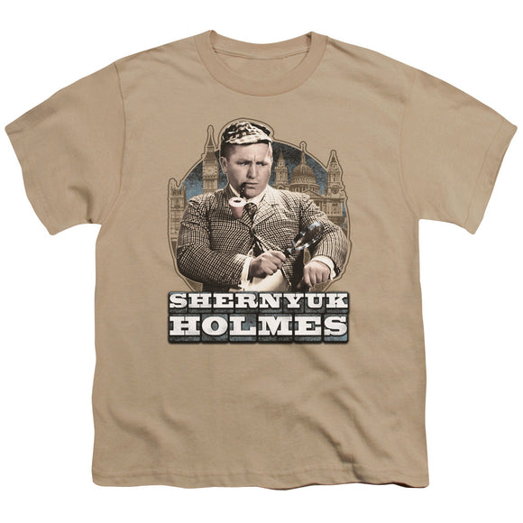 Three Stooges Kids T-Shirt Shernyuk Holmes Sand Tee - Yoga Clothing for You