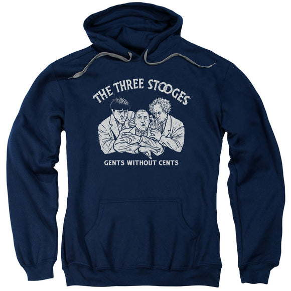 Three Stooges Hoodie Gents Without Cents Navy Hoody - Yoga Clothing for You
