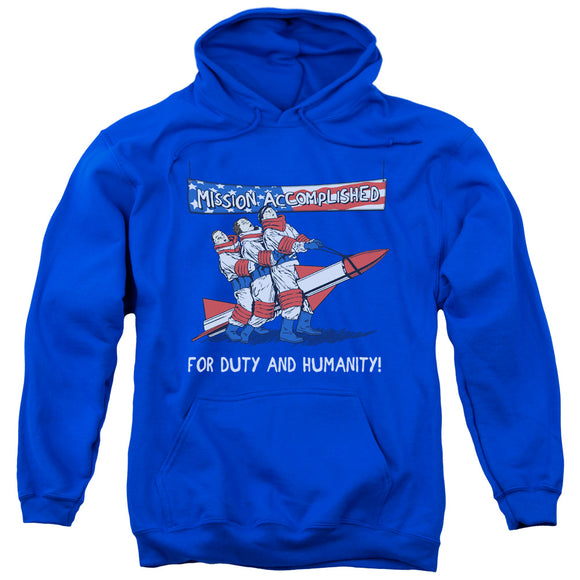 Three Stooges Hoodie Mission Accomplished Royal Hoody - Yoga Clothing for You
