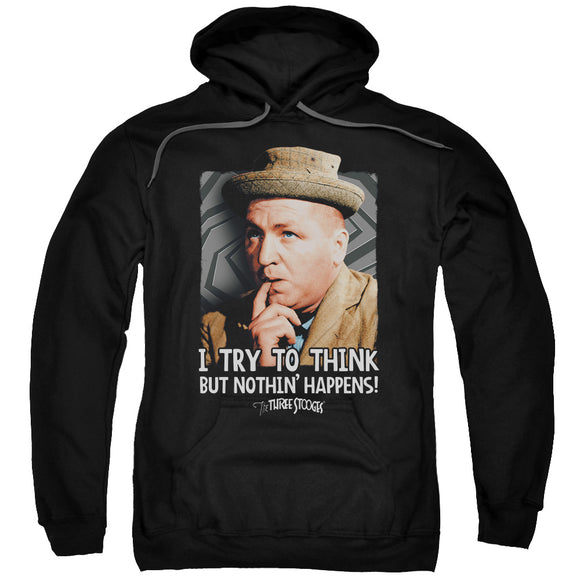 Three Stooges Hoodie Curly Think Black Hoody - Yoga Clothing for You