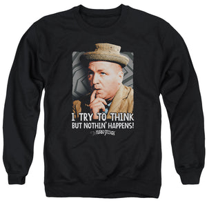 Three Stooges Sweatshirt Curly Think Black Pullover - Yoga Clothing for You