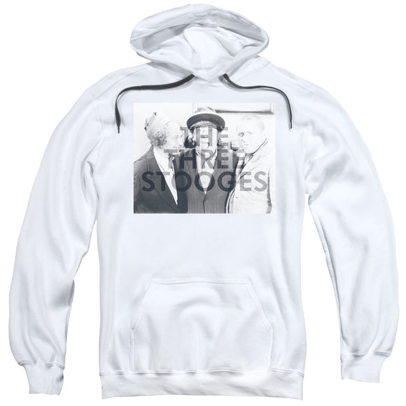 Three Stooges Hoodie Watermark White Hoody - Yoga Clothing for You